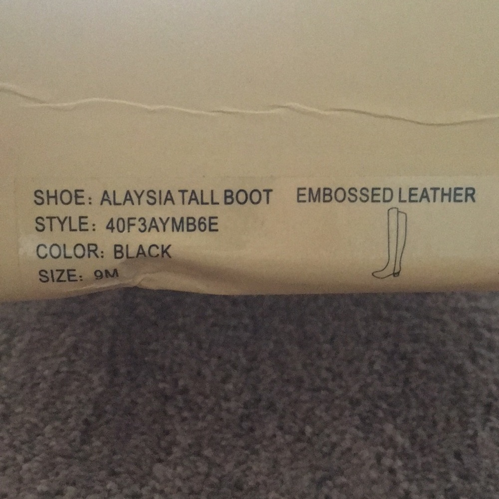 ✨”Michael Kors”🔥Knee length leather boots,size 9 - Picture 7 of 7